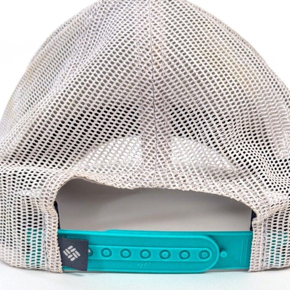 Women's Columbia Sportswear Trucker Hat β Gray, Teal & White β One Size π§’β¨ - Picture 5 of 7